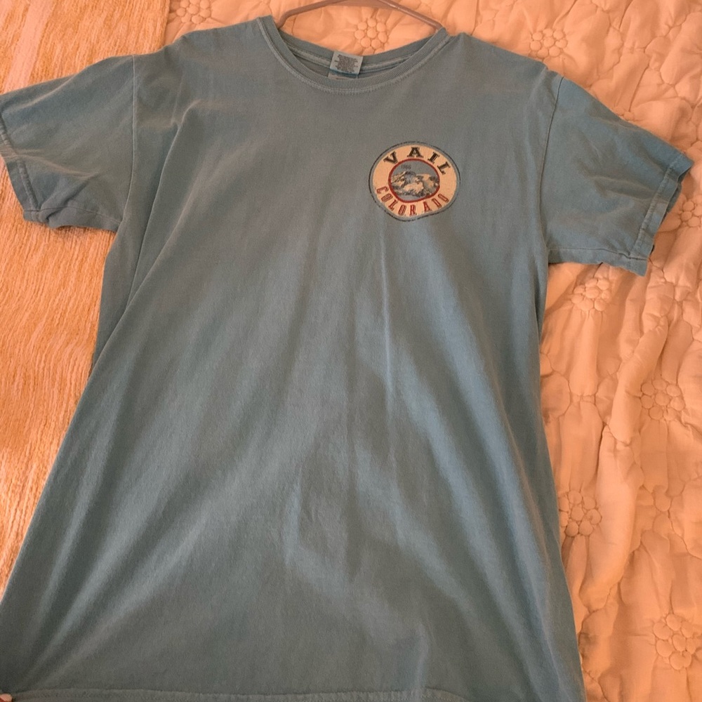 Vail short Sleeve Blue Shirt